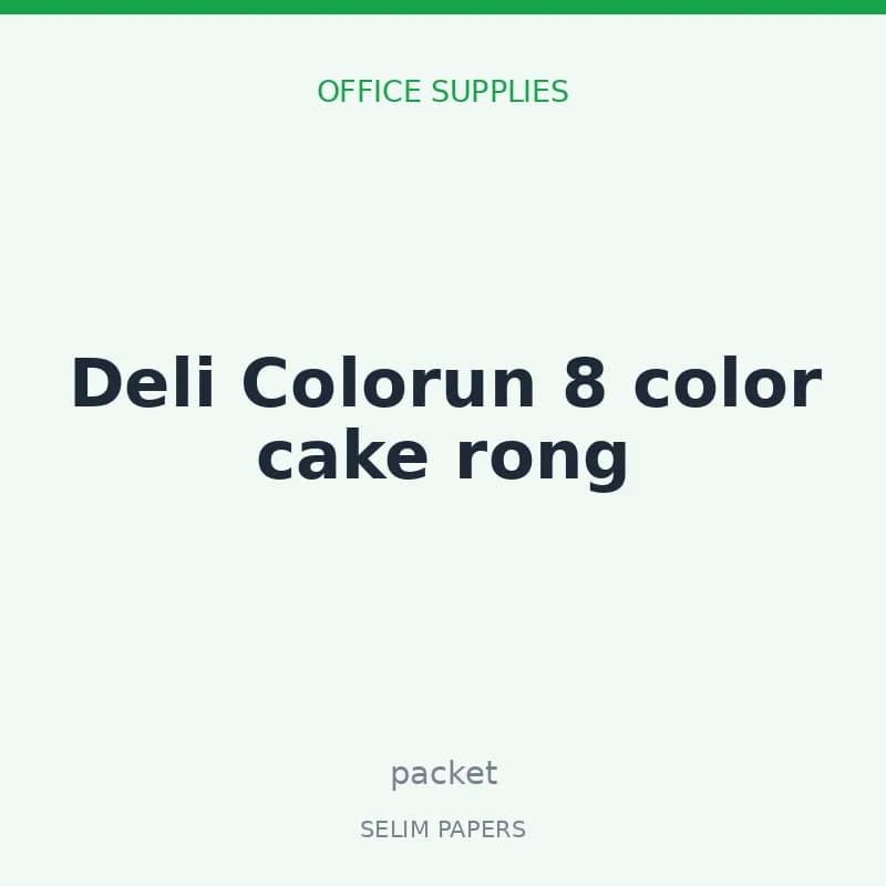 Deli Colorun 8 color cake rong - Image 1