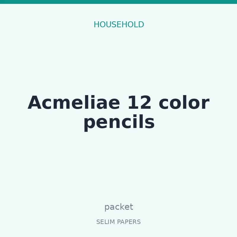 Acmeliae 12 color pencils - Image 1