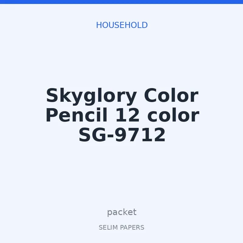 Skyglory Color Pencil 12 color SG-9712 - Image 1