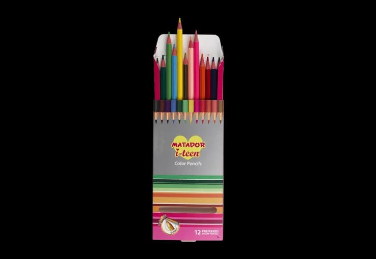Matador i-teen color pencil 12 color - Image 1