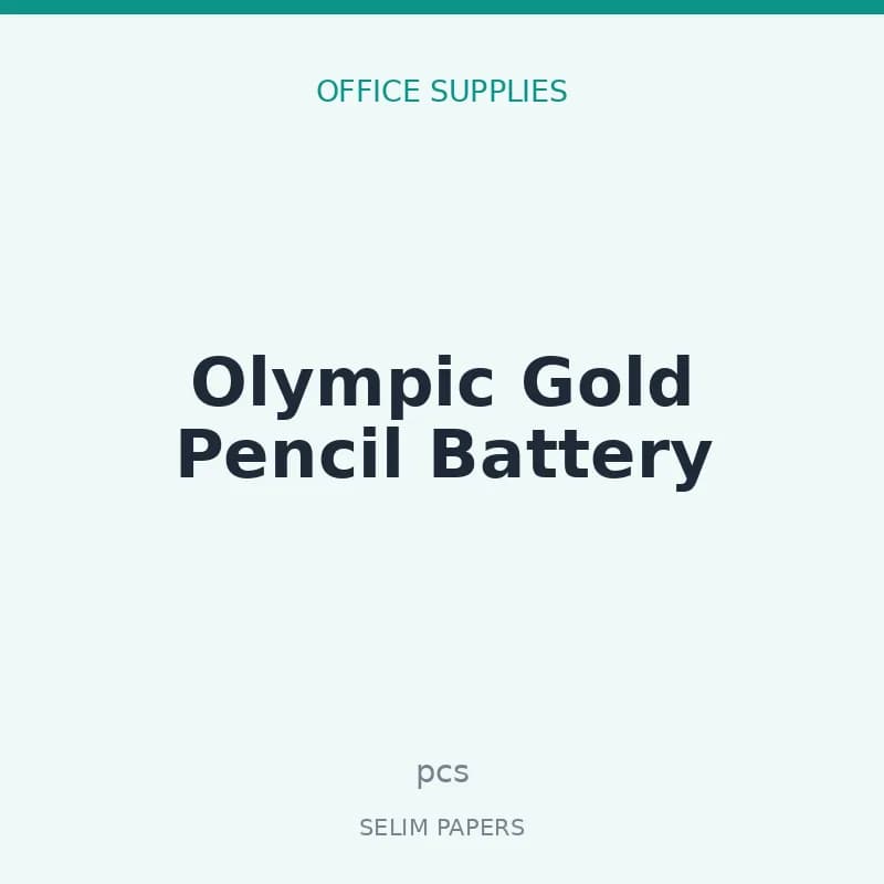 Olympic Gold Pencil Battery - Image 1