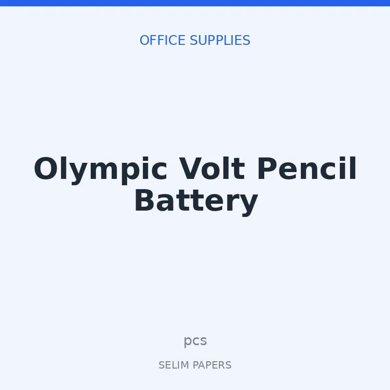 Olympic Volt Pencil Battery - Image 1
