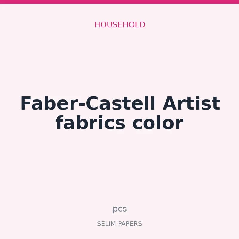 Faber-Castell Artist fabrics color - Image 1