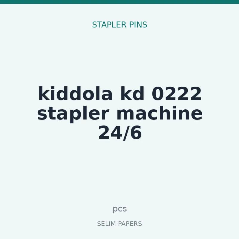 kiddola kd 0222 stapler machine 24/6