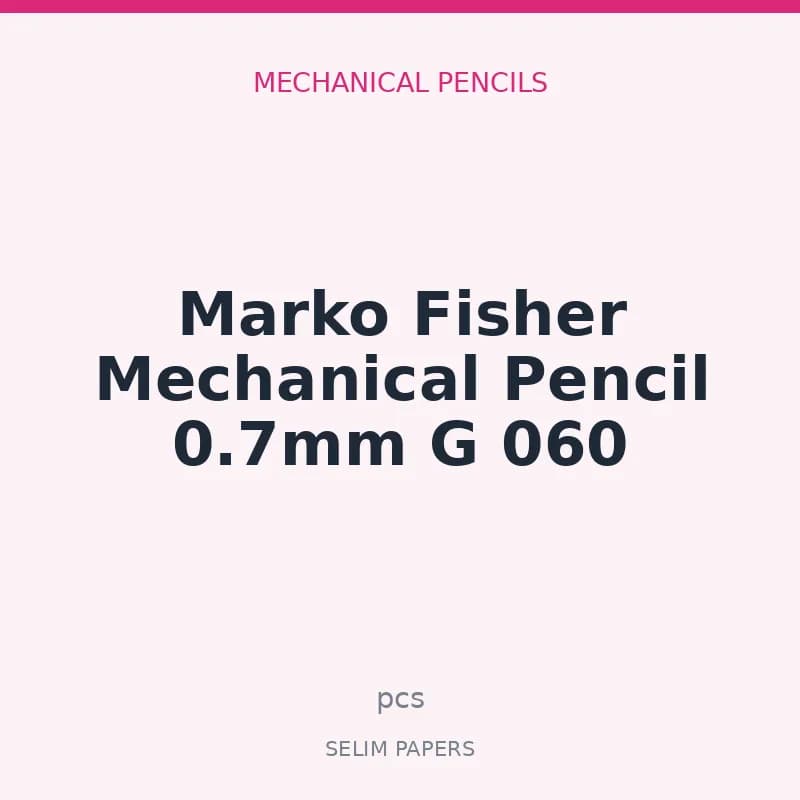Marko Fisher Mechanical Pencil 0.7mm G 060