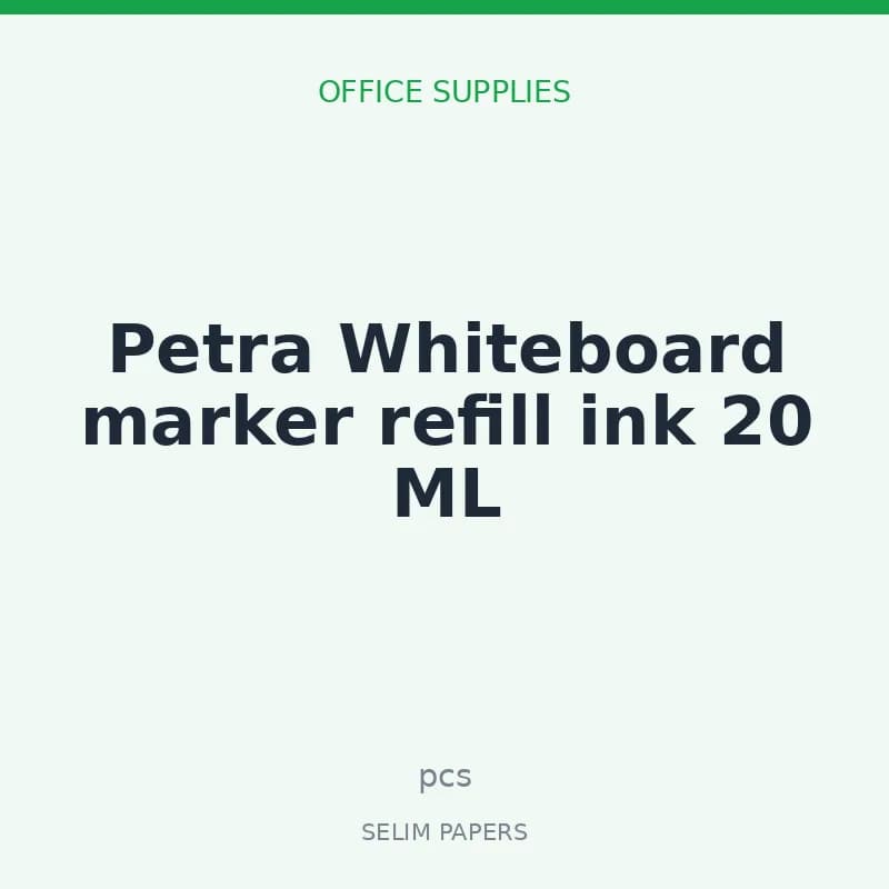 Petra Whiteboard marker refill ink 20 ML - Image 1
