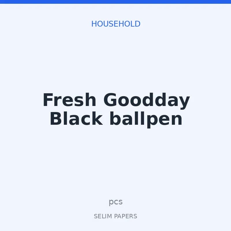Fresh Goodday Black ballpen - Image 1
