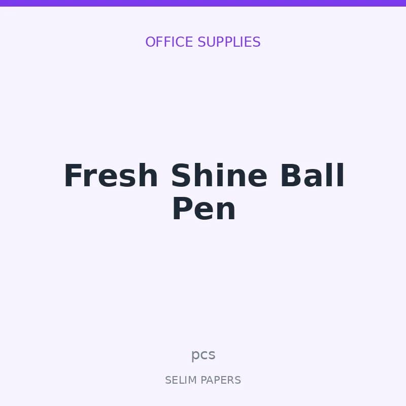 Fresh Shine Ball Pen - Image 1