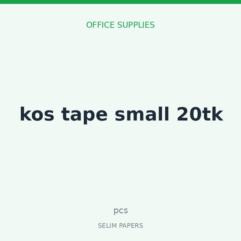 kos tape small 20tk - Image 1