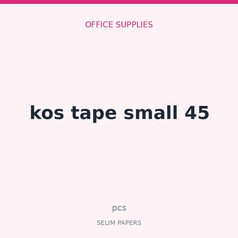 kos tape small 45 - Image 1