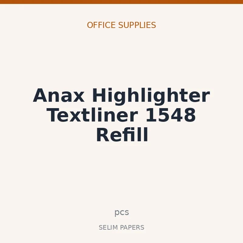 Anax Highlighter Textliner 1548 Refill - Image 1