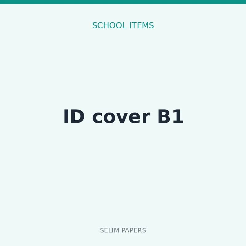 ID cover B1 - Image 1
