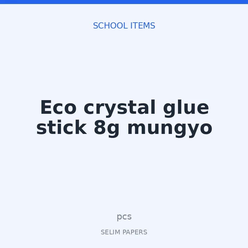 Eco crystal glue stick 8g mungyo - Image 1