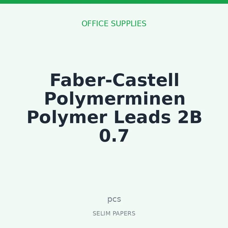 Faber-Castell Polymerminen Polymer Leads 2B 0.7 - Image 1