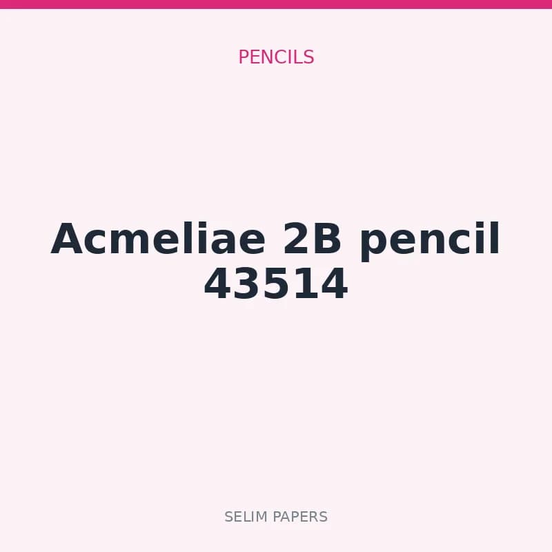 Acmeliae 2B pencil 43514 - Image 1