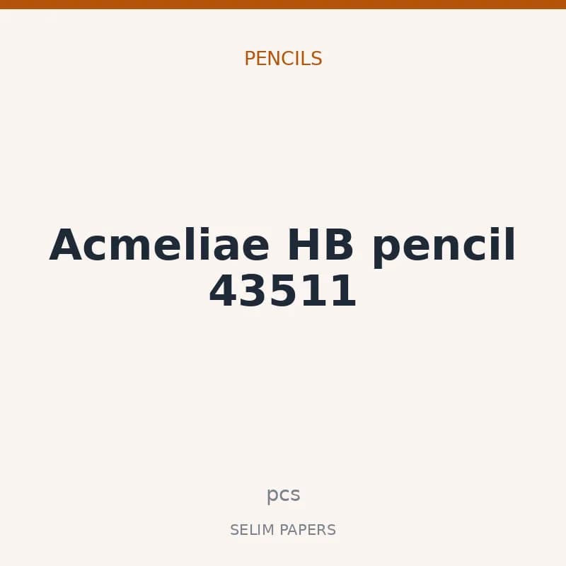 Acmeliae HB pencil 43511 - Image 1