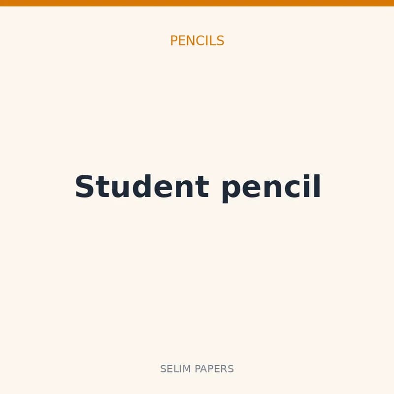 Student pencil - Image 1