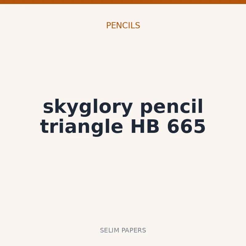 skyglory pencil triangle HB 665 - Image 1