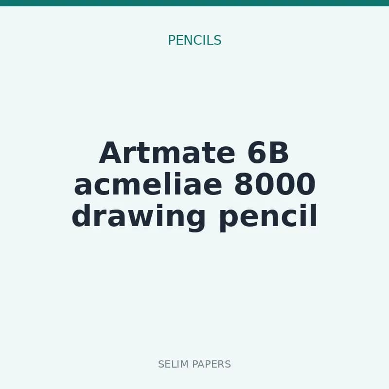 Artmate 6B acmeliae 8000 drawing pencil - Image 1
