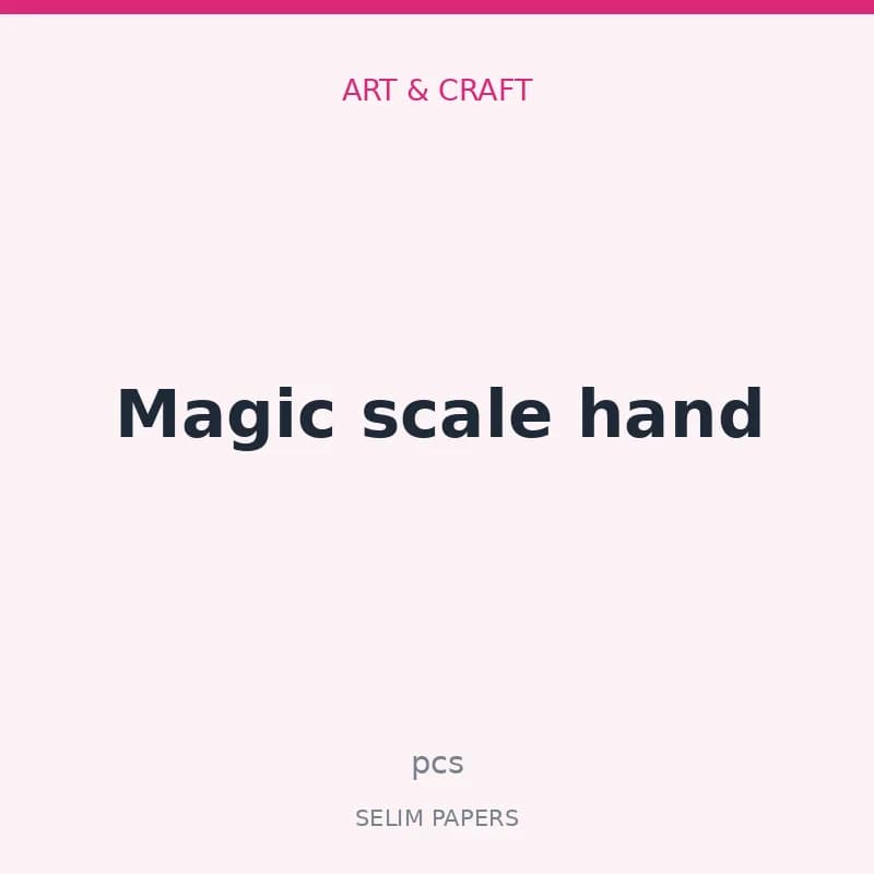 Magic scale hand