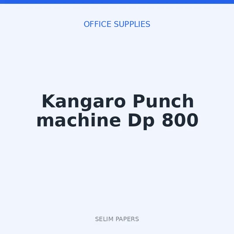 Kangaro Punch machine Dp 800
