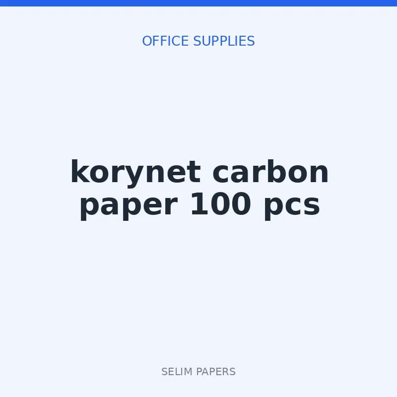 korynet carbon paper 100 pcs - Image 1
