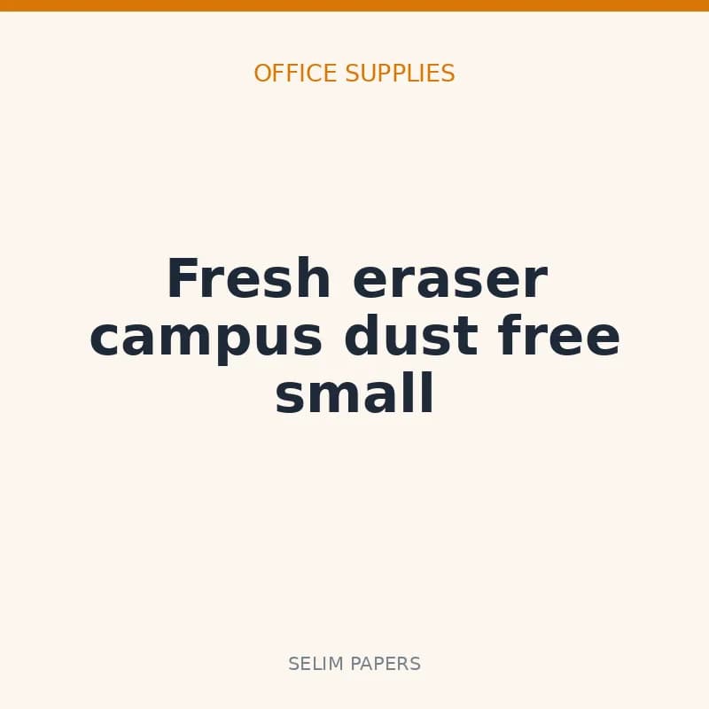Fresh eraser campus dust free small - Image 1