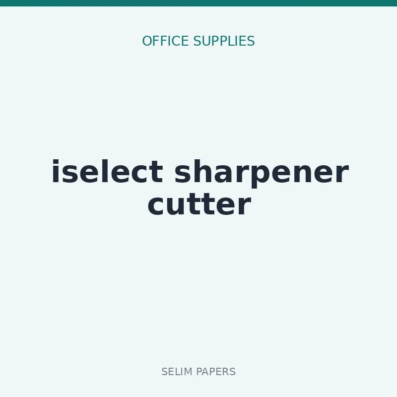 iselect sharpener cutter - Image 1
