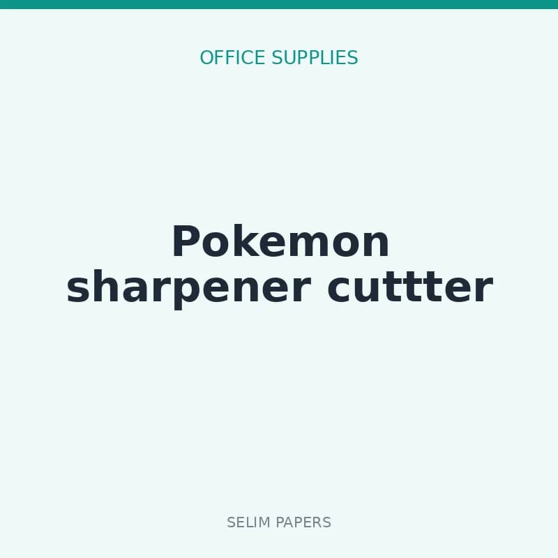 Pokemon sharpener cuttter - Image 1