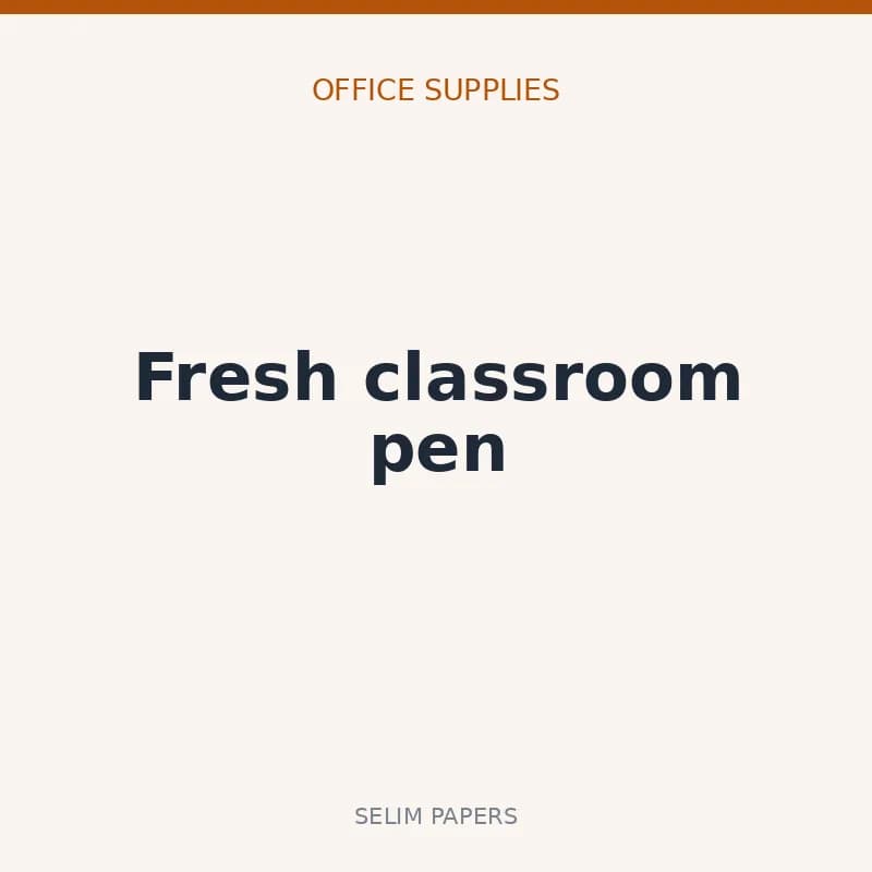 Fresh classroom pen - Image 1