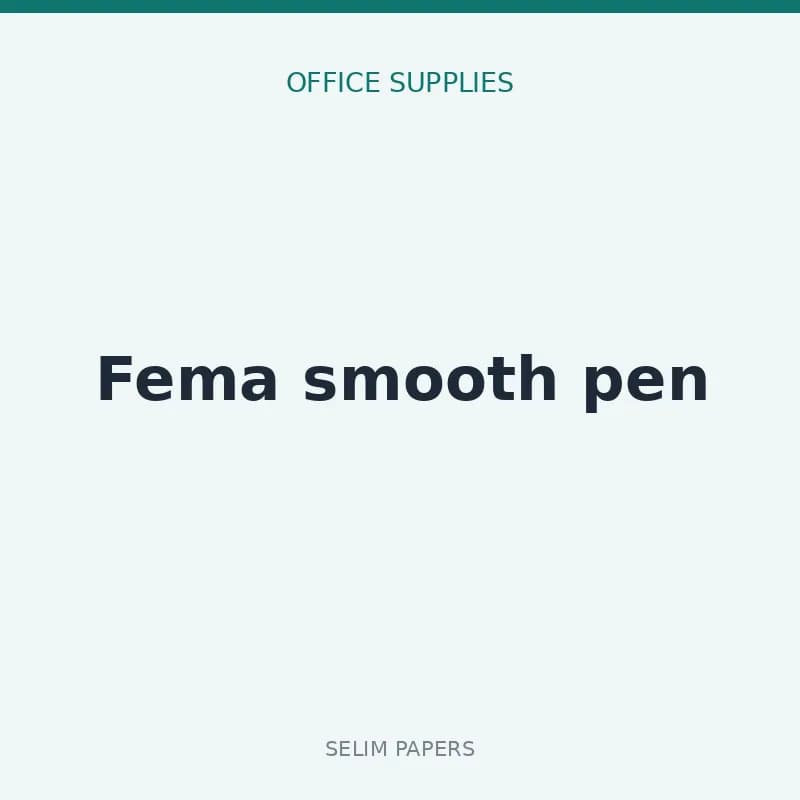 Fema smooth pen - Image 1