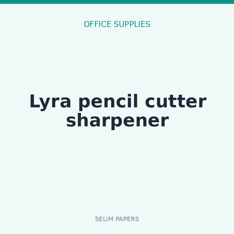 Lyra pencil cutter sharpener - Image 1