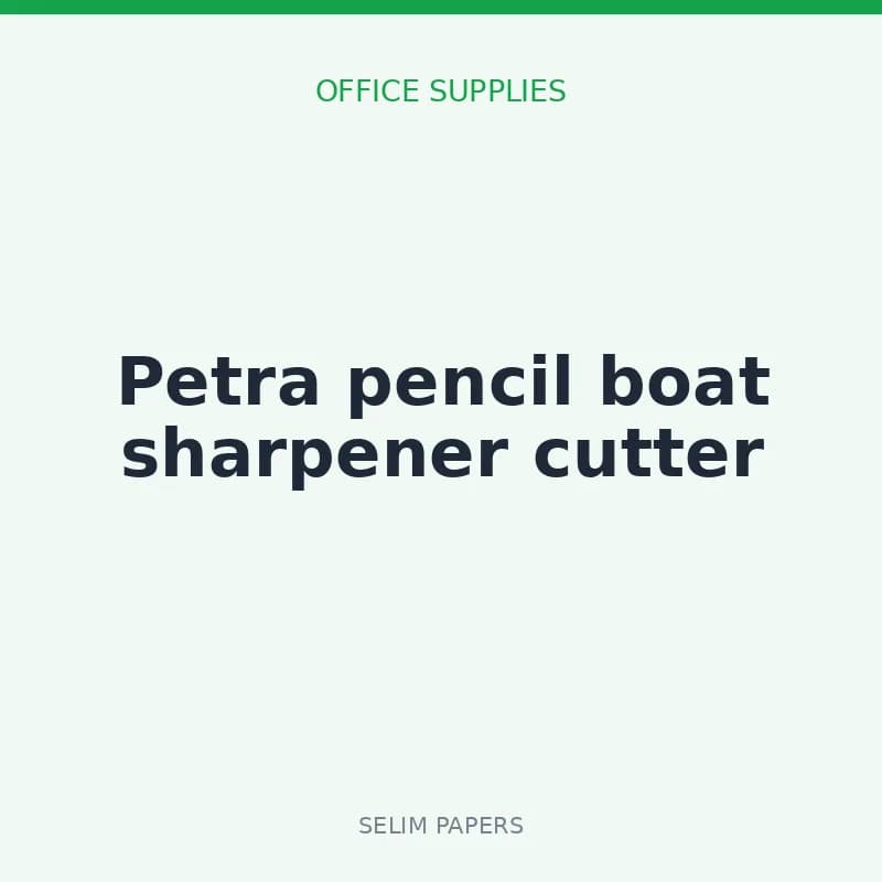 Petra pencil boat sharpener cutter - Image 1