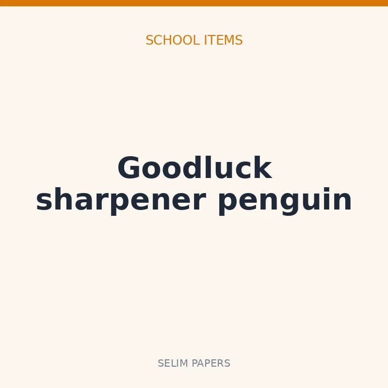 Goodluck sharpener penguin - Image 1