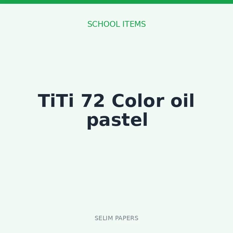 TiTi 72 Color oil pastel - Image 1