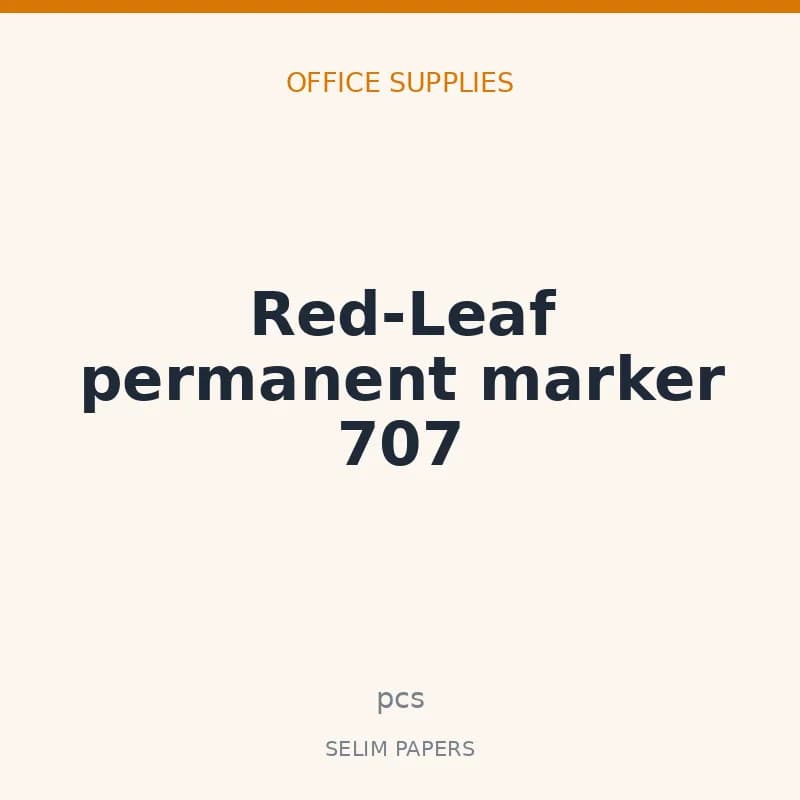 Red-Leaf permanent marker 707 - Image 1
