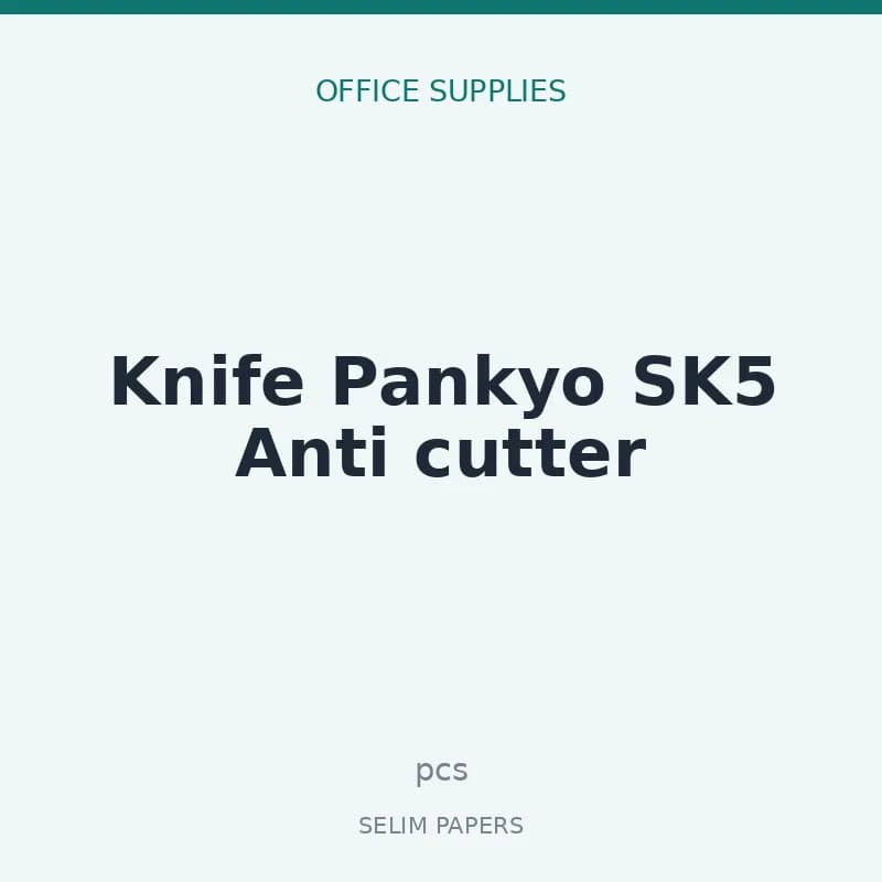 Knife Pankyo SK5 Anti cutter jar - Image 1