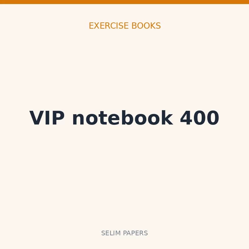 VIP notebook 400 - Image 1
