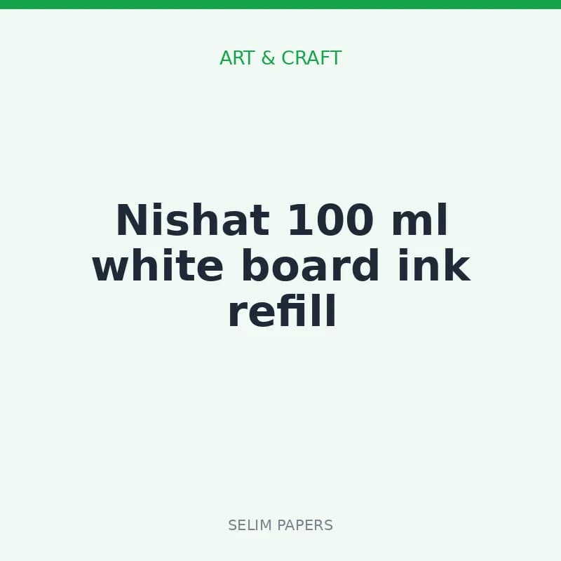 Nishat 100 ml white board ink refill