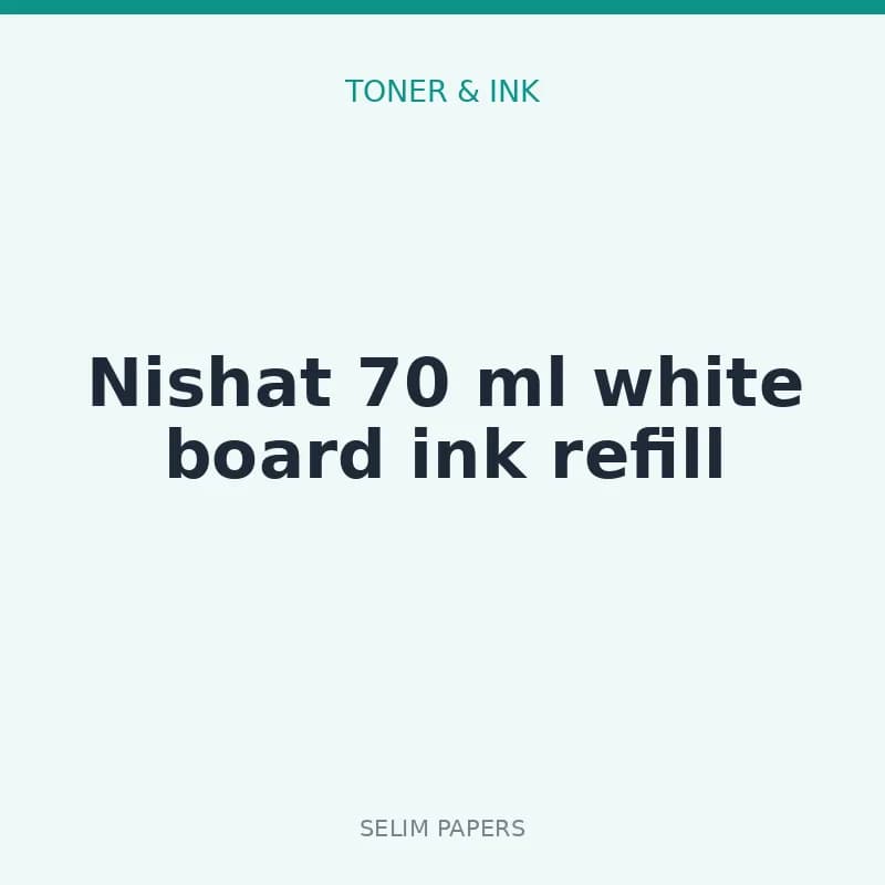 Nishat 70 ml white board ink refill - Image 1