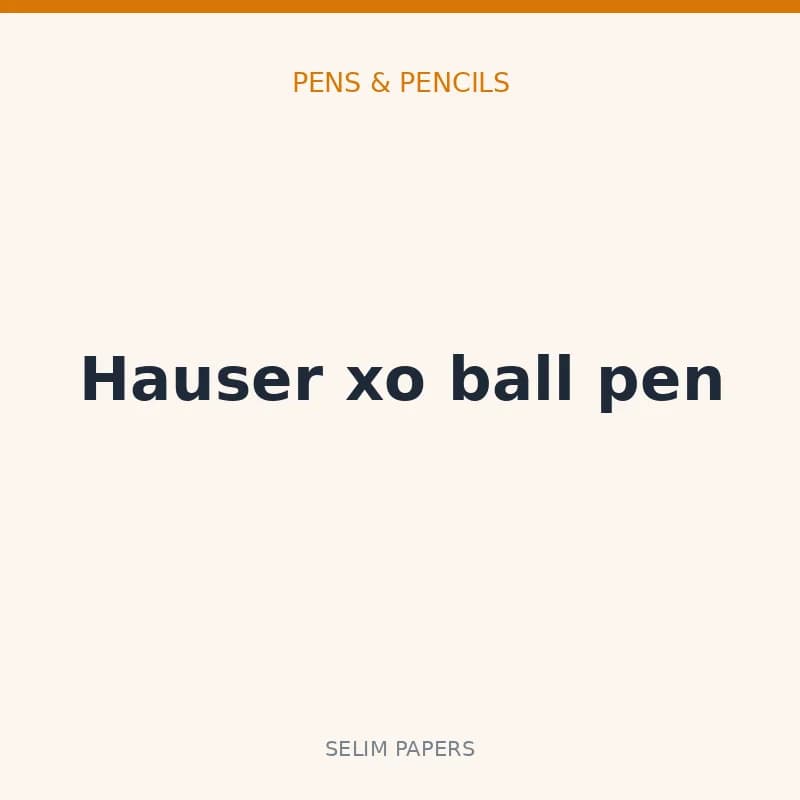 Hauser xo ball pen - Image 1
