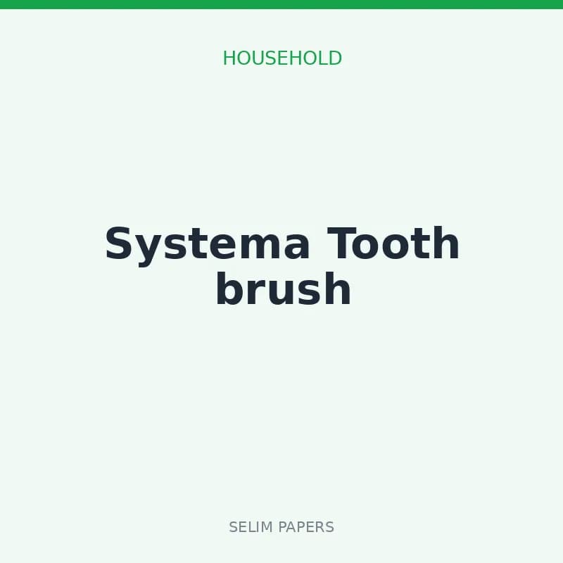 Systema Tooth brush - Image 1