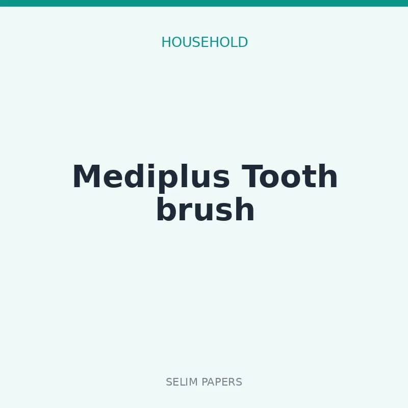 Mediplus Tooth brush - Image 1