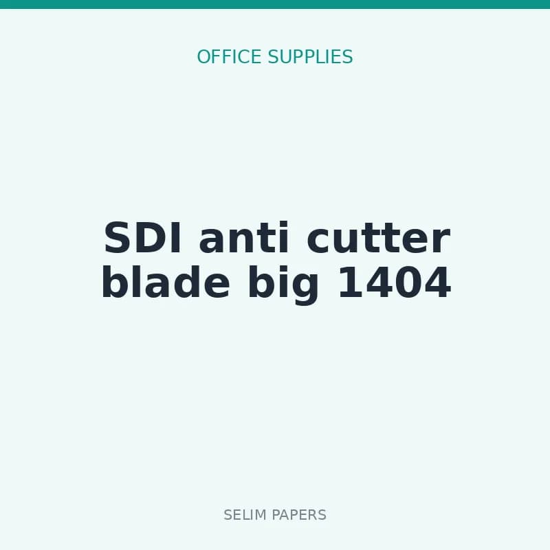 SDI anti cutter blade big 1404 - Image 1