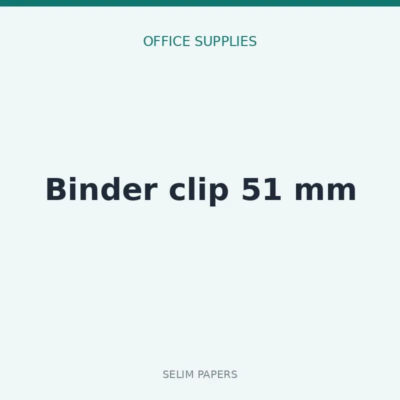 Binder clip 51 mm