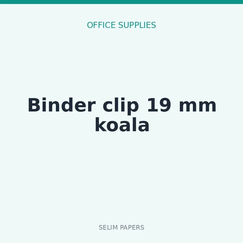 Binder clip 19 mm koala - Image 1