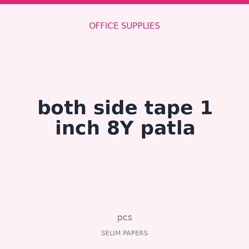 both side tape 1 inch 8Y patla - Image 1