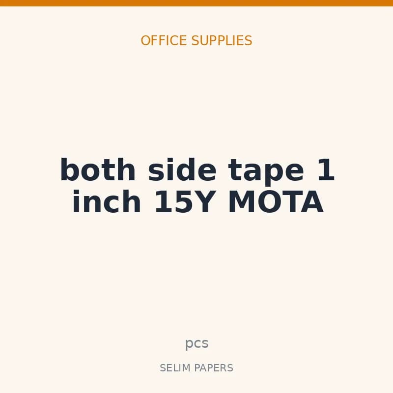 both side tape 1 inch 15Y MOTA - Image 1