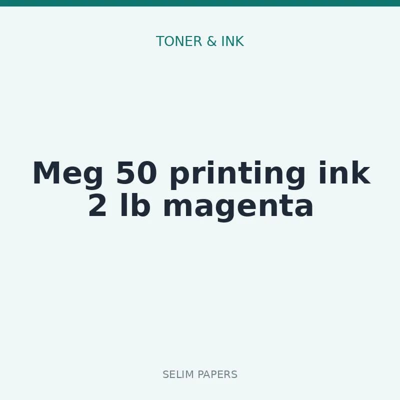 Meg 50 printing ink 2 lb magenta - Image 1