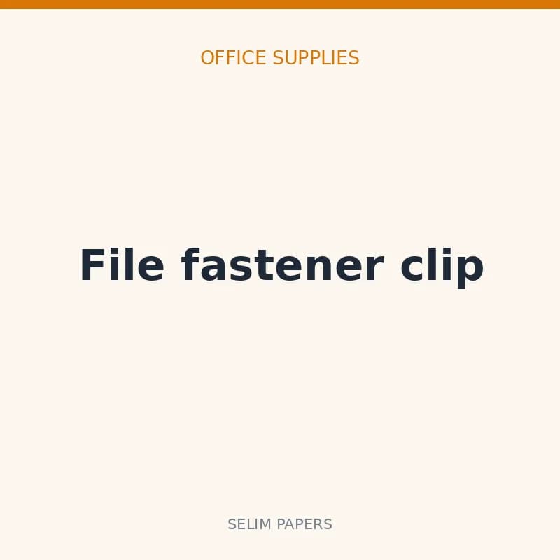 File fastener clip - Image 1